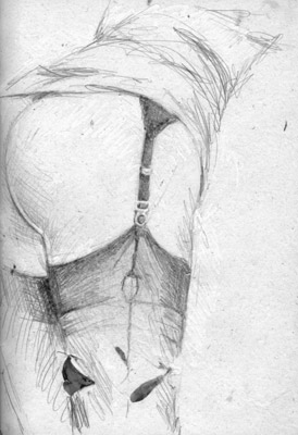 stockings sketch,